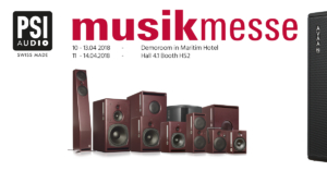 PSI Audio at Musikmesse 2018 Banner