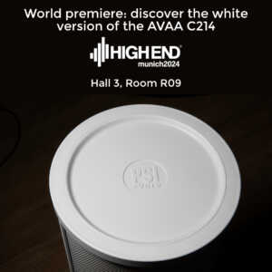 PSI Audio AVAA C214 white finish introduced at Highend Munich